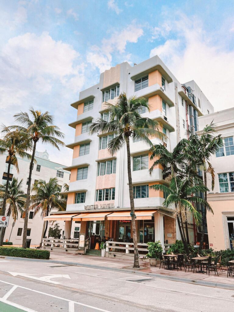 Art Deco Building in South Beach Miami