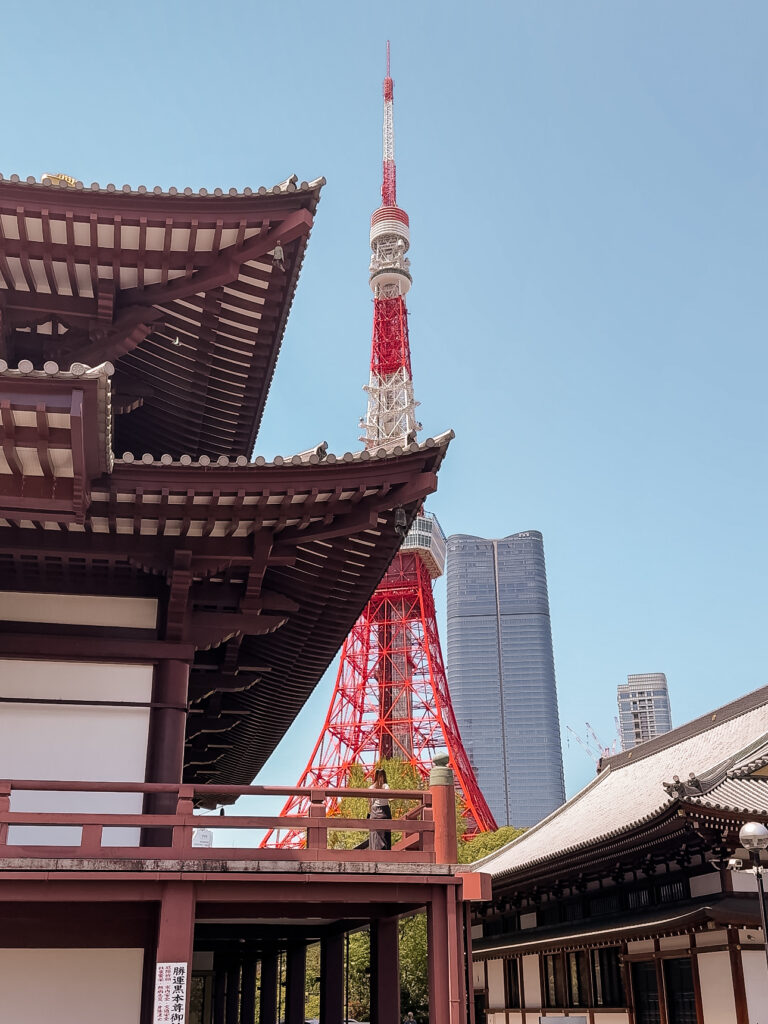 Zojoji Temple & Tokyo Tower