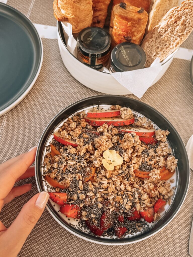 Breakfast at Aura Suite Paros