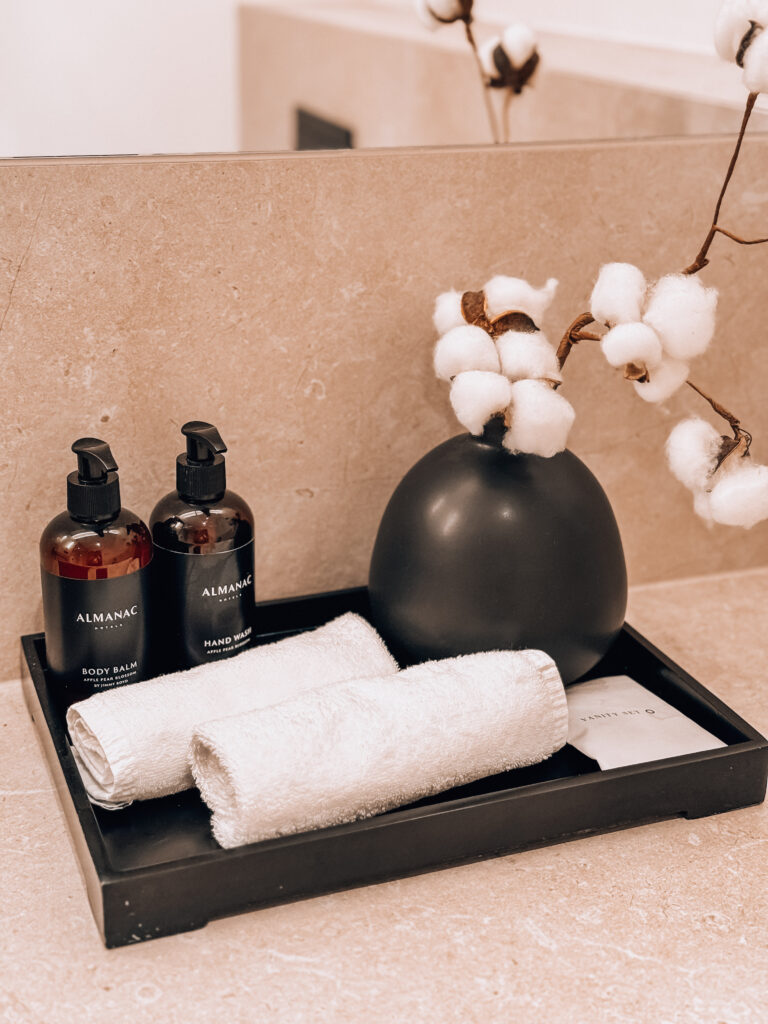 cozy room of Almanac X Alcron Prague Hotel featuring local artwork in a hotel review of Almanac X Alcron, one of best hotels to stay in Prague