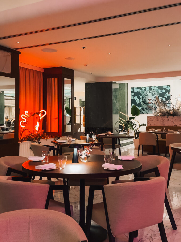 Alcron Restaurant at Almanac X Alcron Prague Hotel in a hotel review of Almanac X Alcron, one of best hotels to stay in Prague