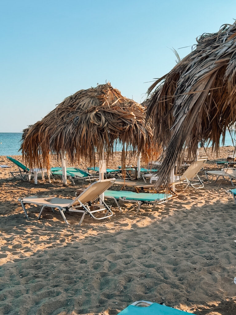 Golden Beach in Paros, Greece