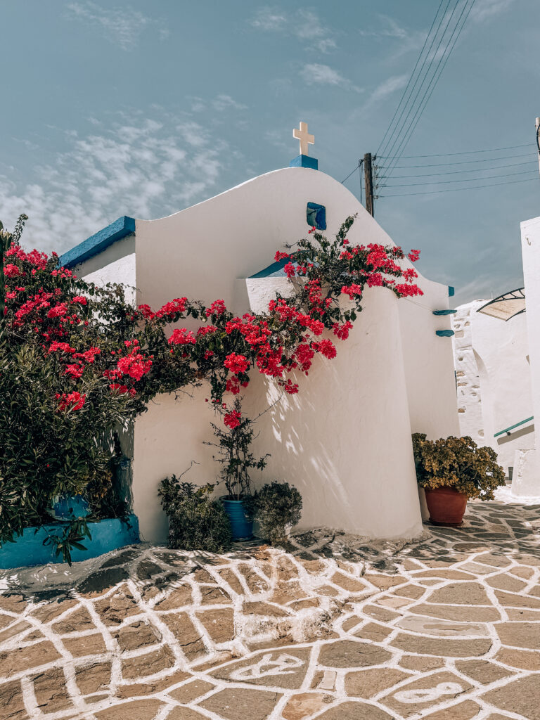 Bougainvillea in Prodromos, Paros, Greece