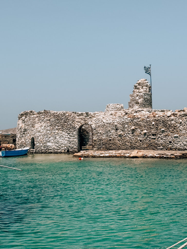 Venetian castle in Naoussa, Paros, Greece