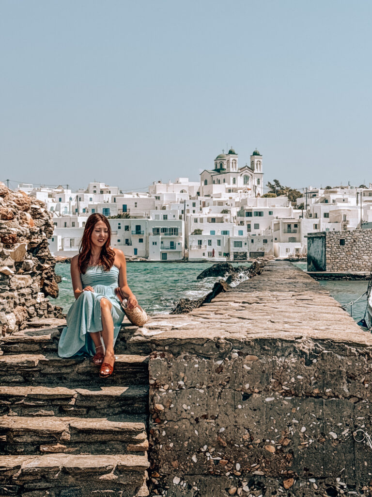 Venetian castle in Naoussa, Paros, Greece