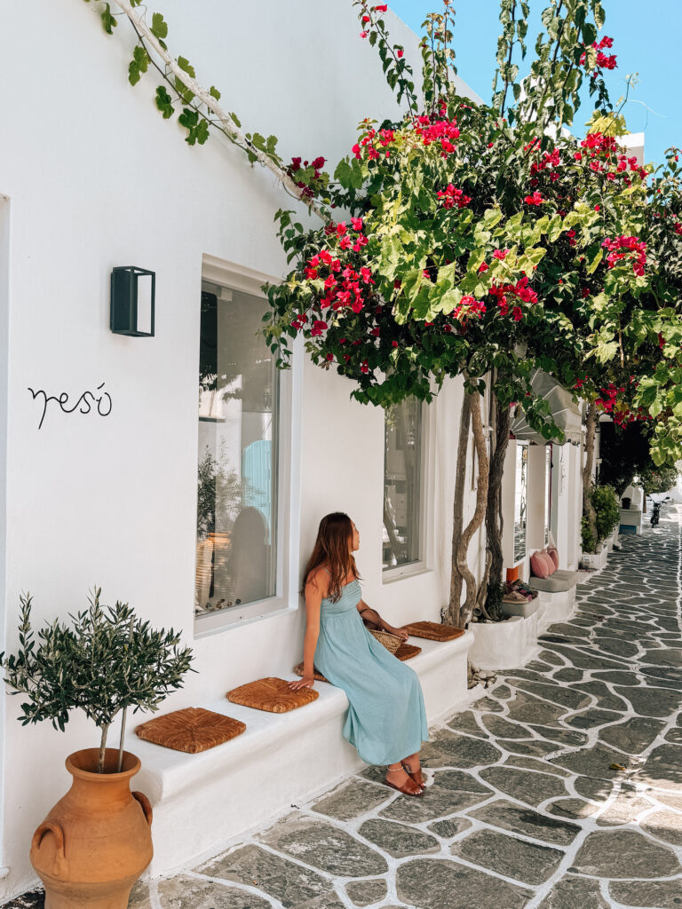 Streets of Naoussa, Paros, Greece