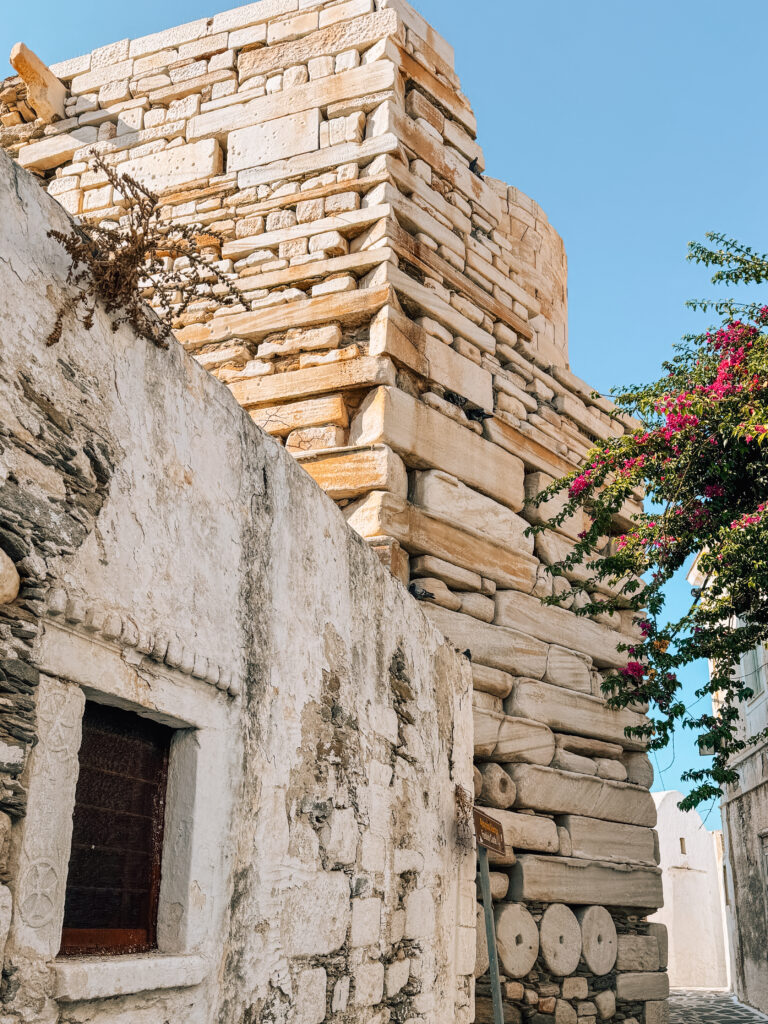 The Frankish Castle in Parikia, Paros, Greece