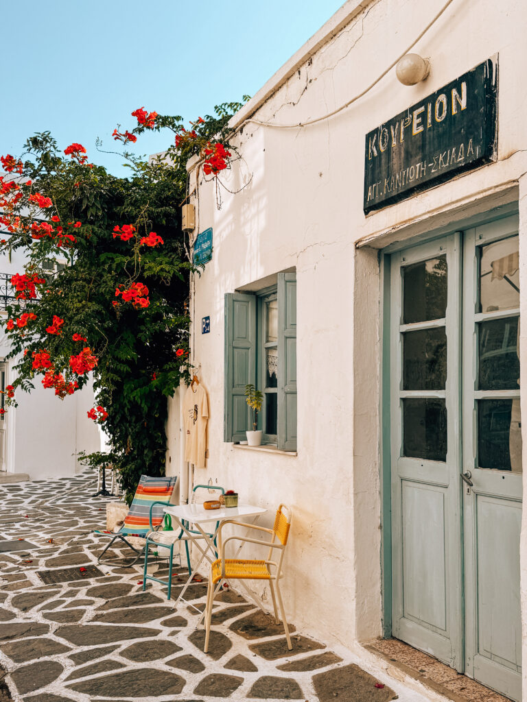 Streets of Parikia, Paros, Greece