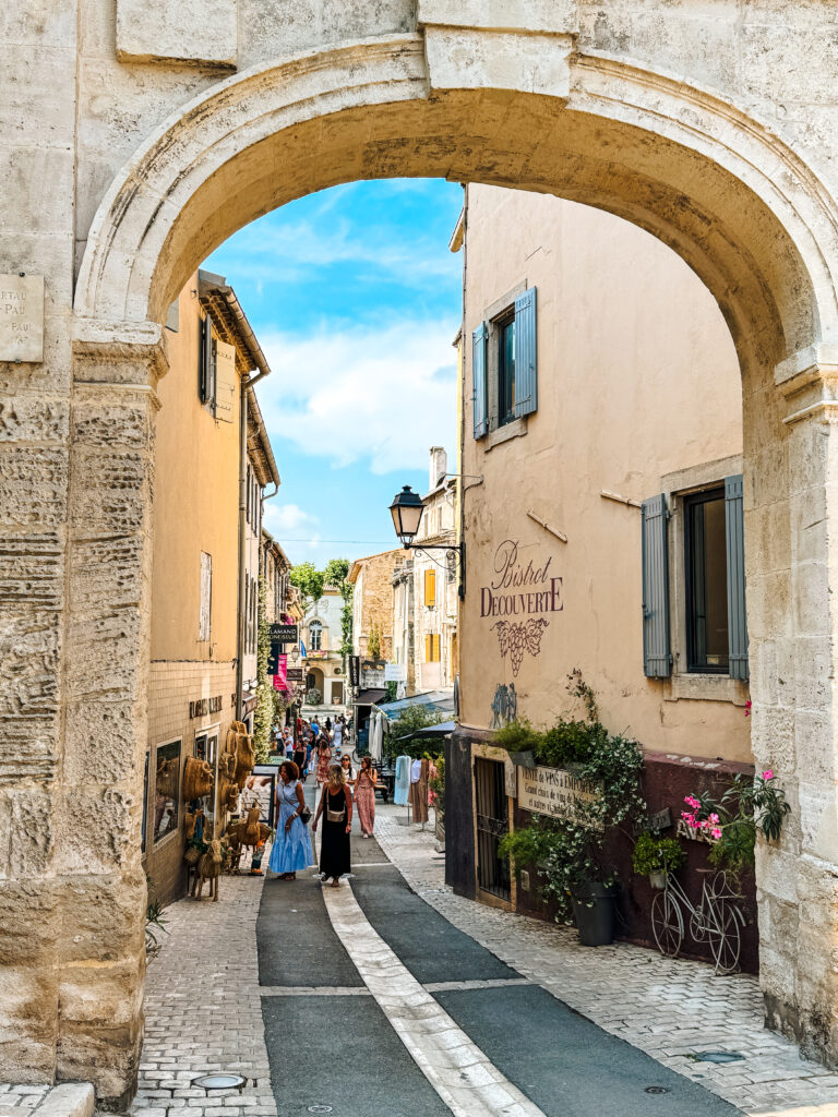an archway in saint remy de provence