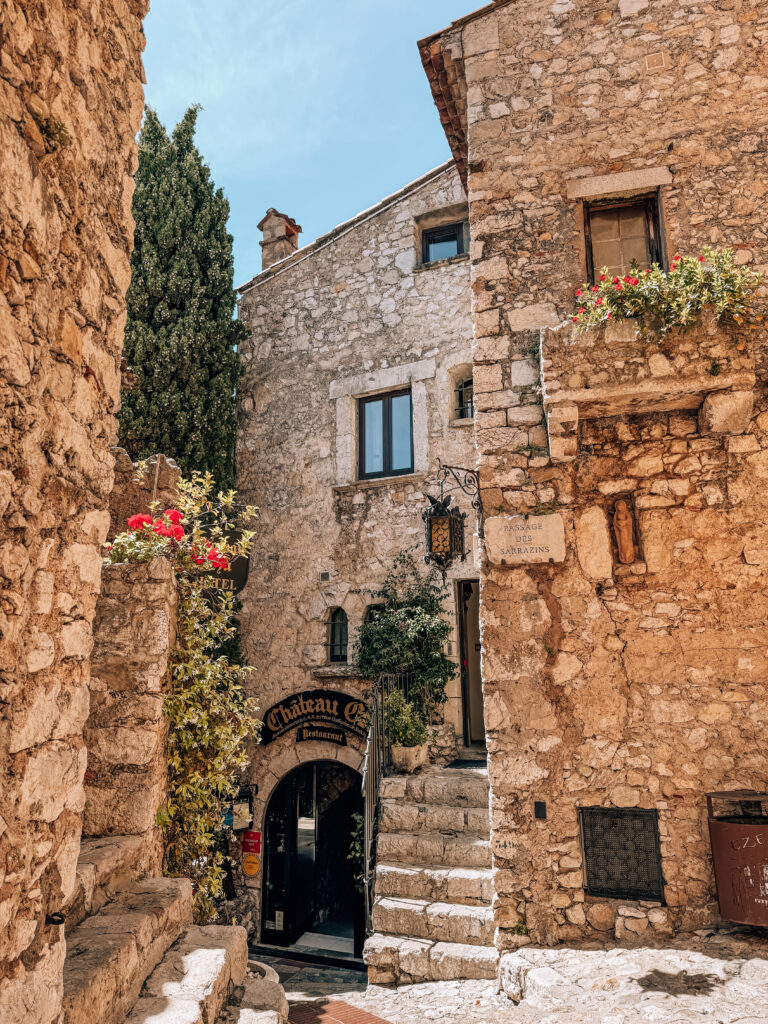 charming stone houses in Èze village france 