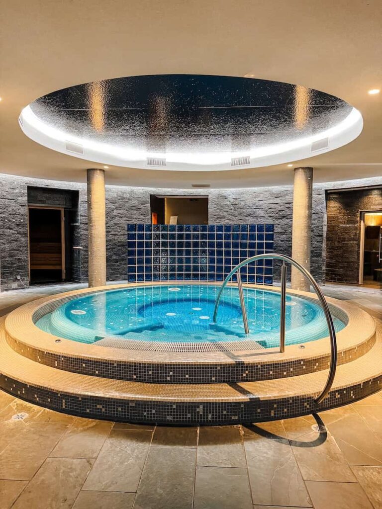 Indoor pool at Refugium spa at Hotel Krallerhof