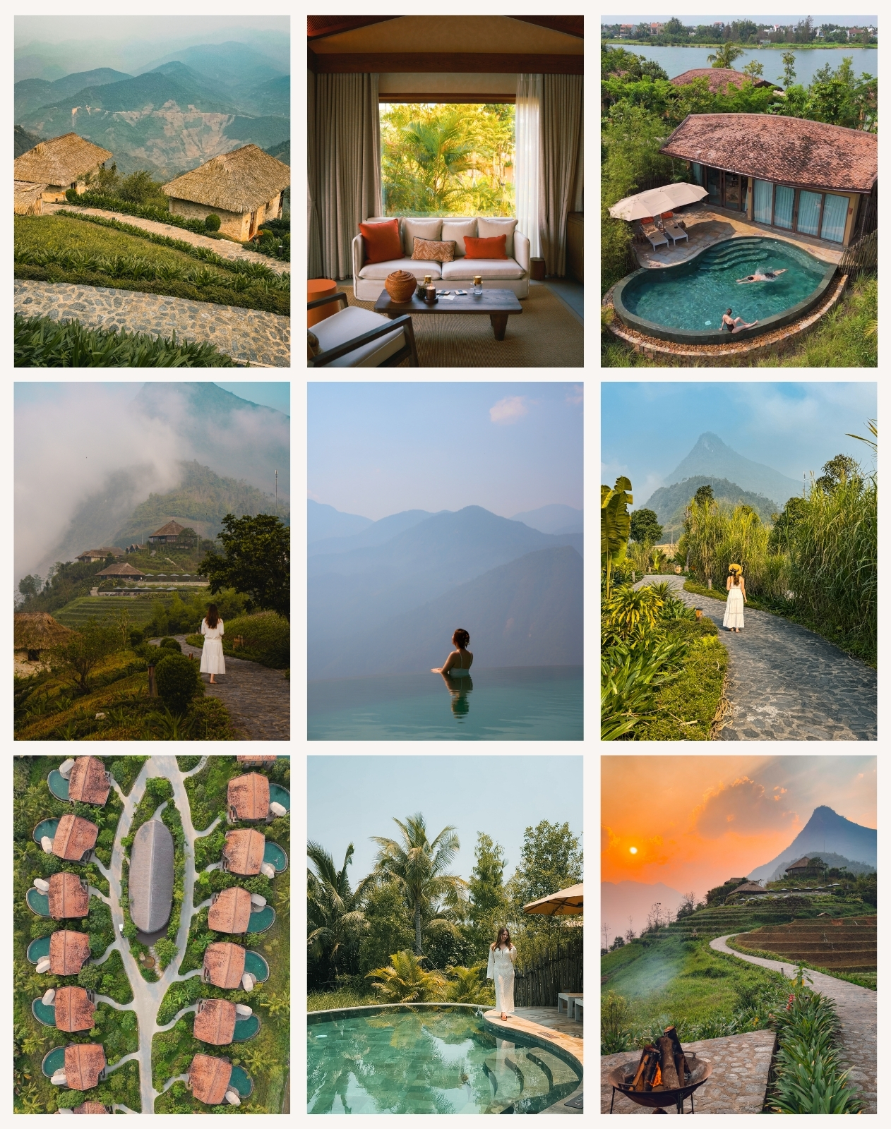 Hotel photography collage